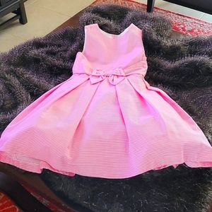 Pink & white striped Janie and Jack dress